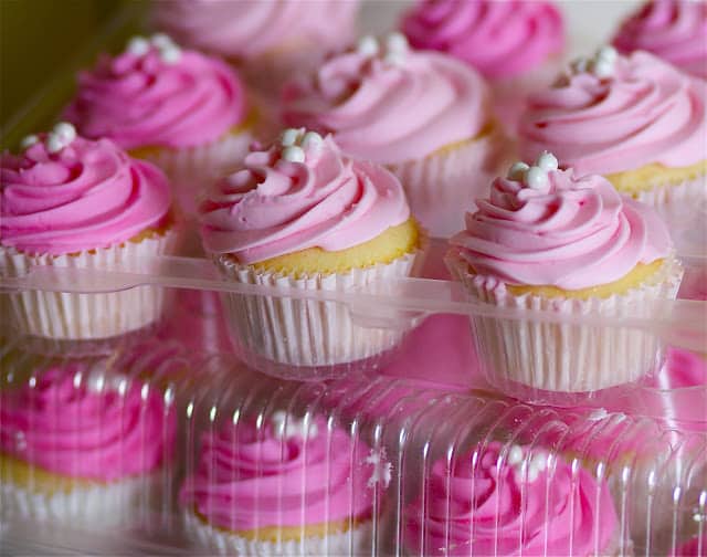 Pink Theme Cupcakes