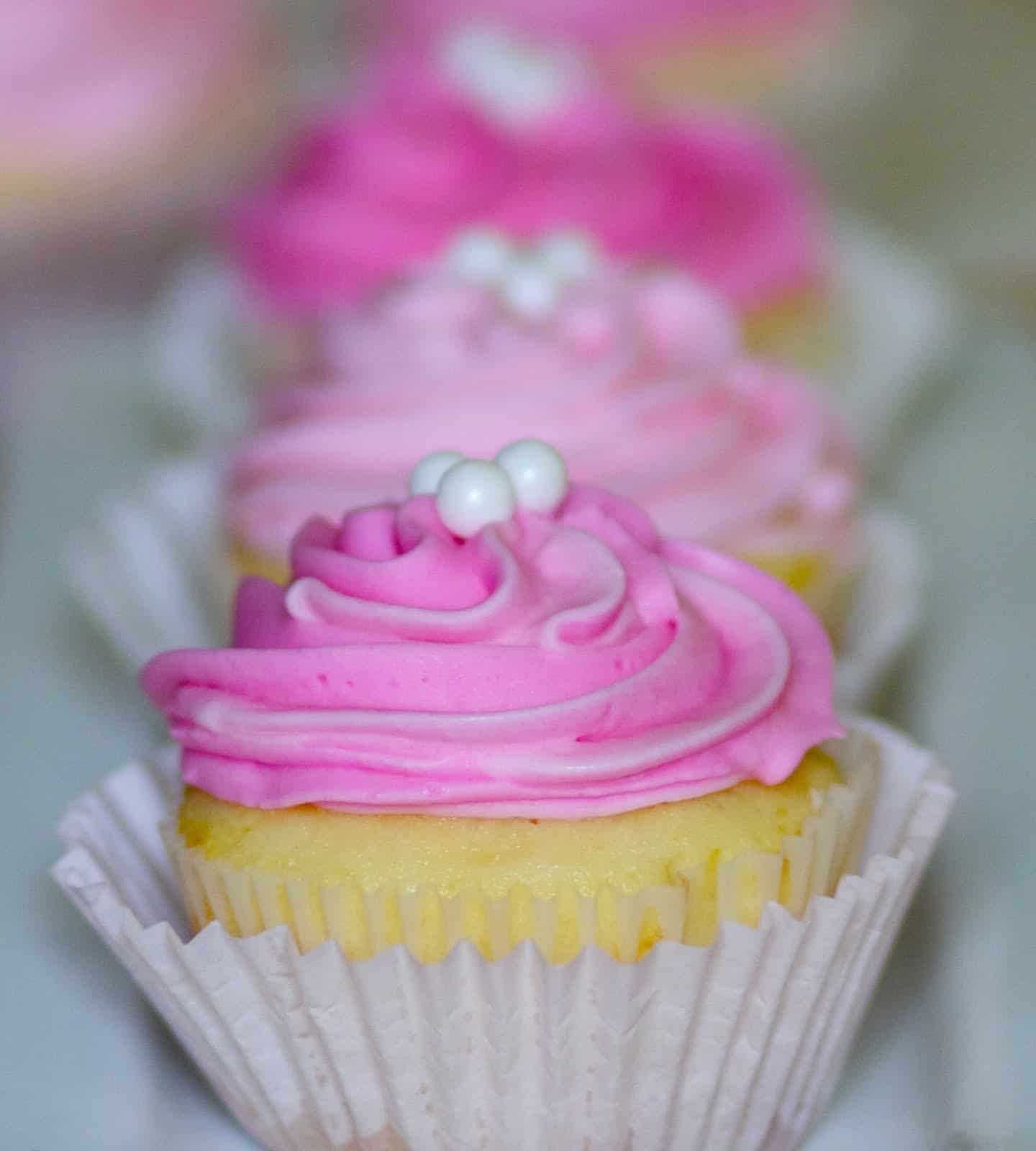 pretty pink cupcake