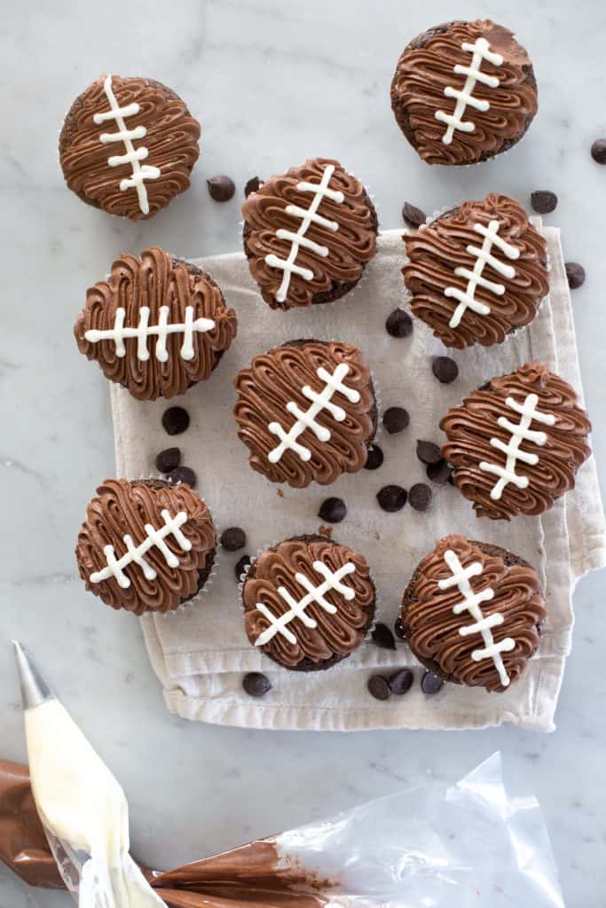 Football Cupcake Pull-Aparts Recipe 