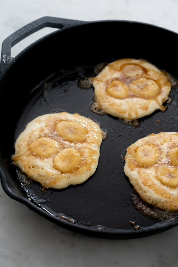 Bananas Foster Pancakes