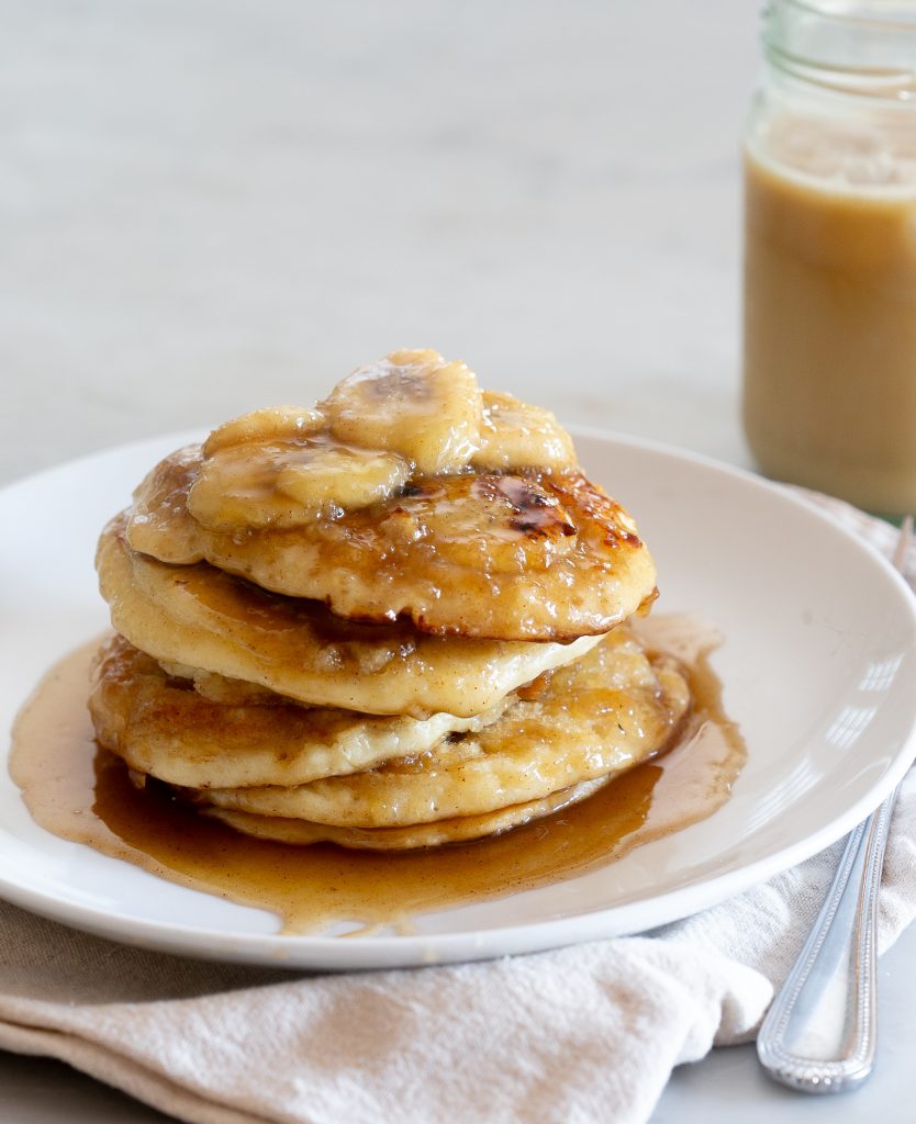 Bananas Foster Pancakes