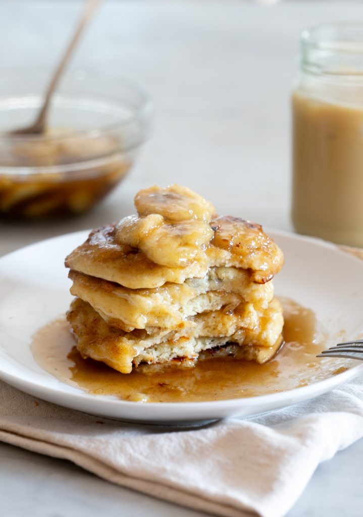 Bananas Foster Pancakes