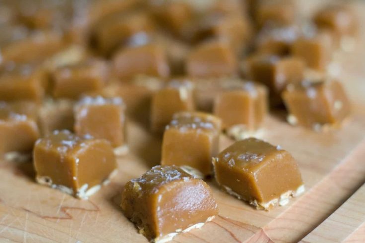 Salted Pumpkin Caramels - The Baker Chick