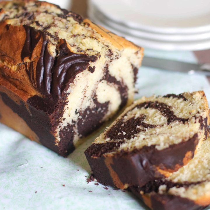 Chocolate and Vanilla Marble Pound Cake | Last Ingredient