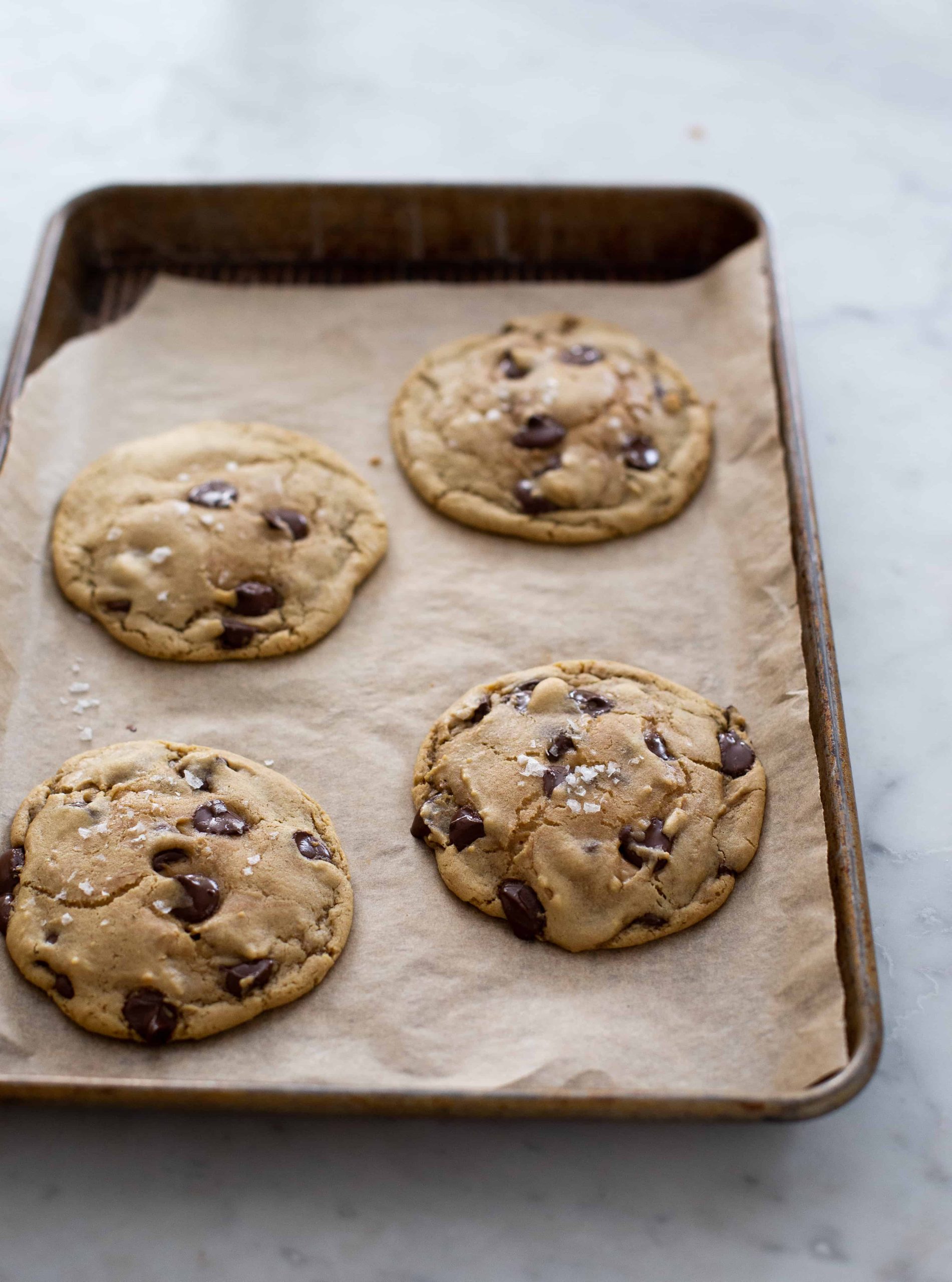 Brown Sugar Chocolate Chip Cookies - Dessert for Two