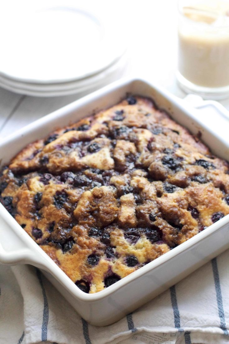 Blueberry Muffin Coffee Cake - The Baker Chick