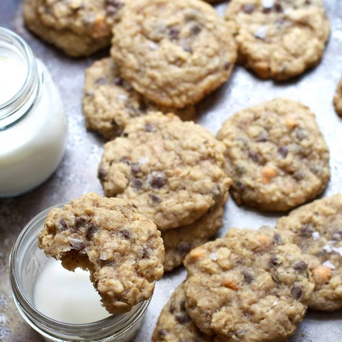 Lactation Cookies: Salted Oatmeal Chocolate Chip with Butterscotch ...