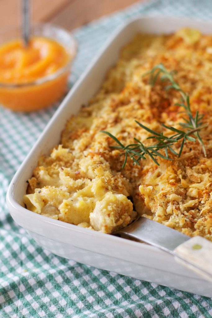 Creamy Pumpkin Mac and Cheese - The Baker Chick