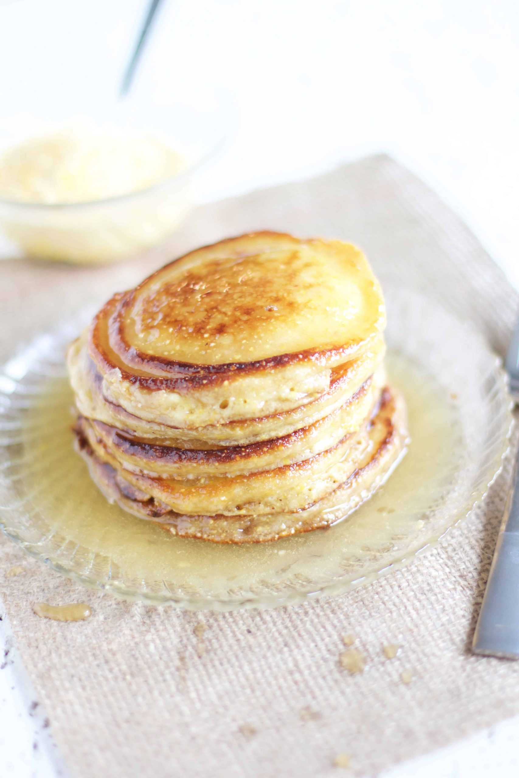 Simple Cornmeal Griddlecakes Recipe - Little House Living