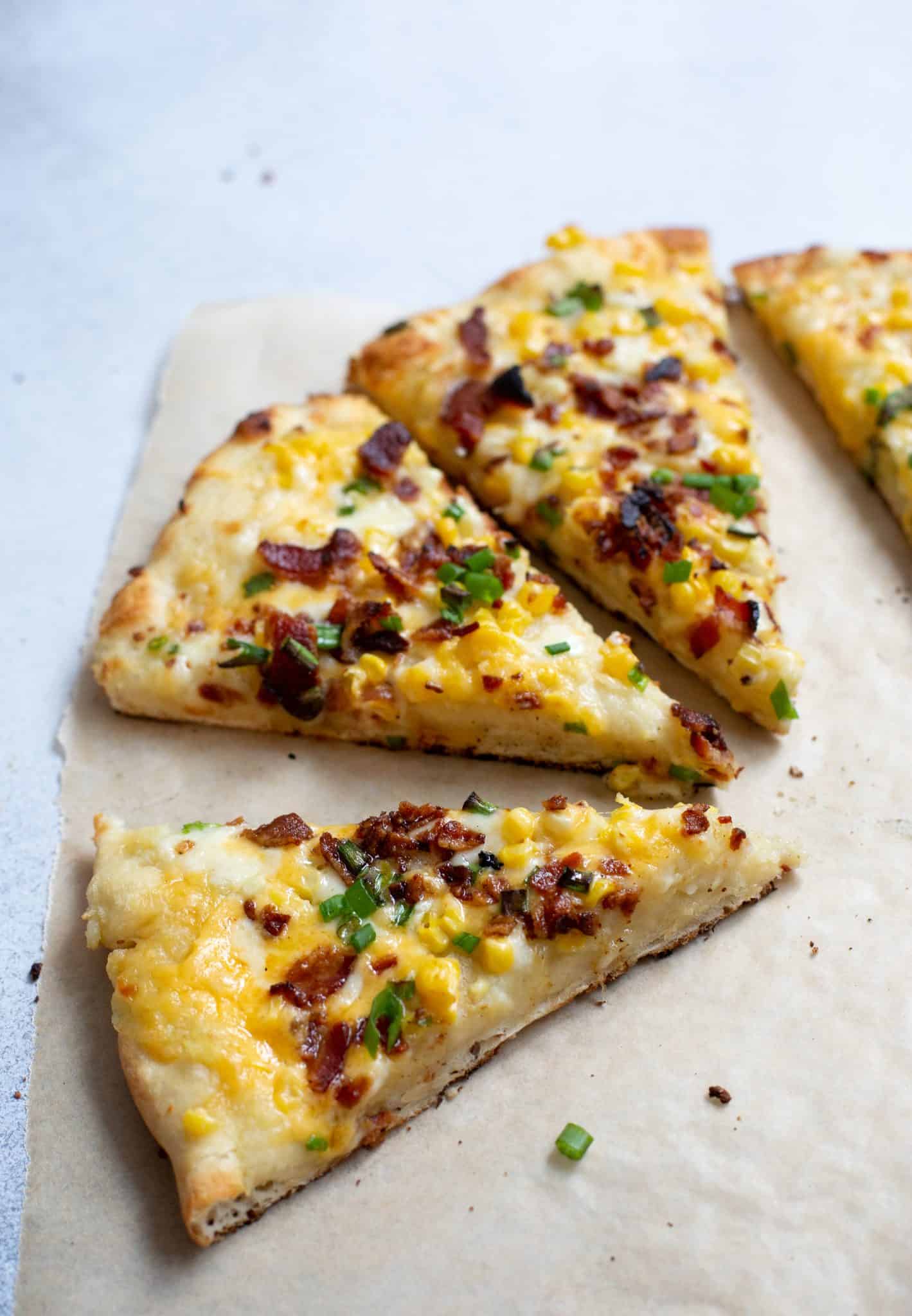 Mashed Potato Pizza - The Baker Chick