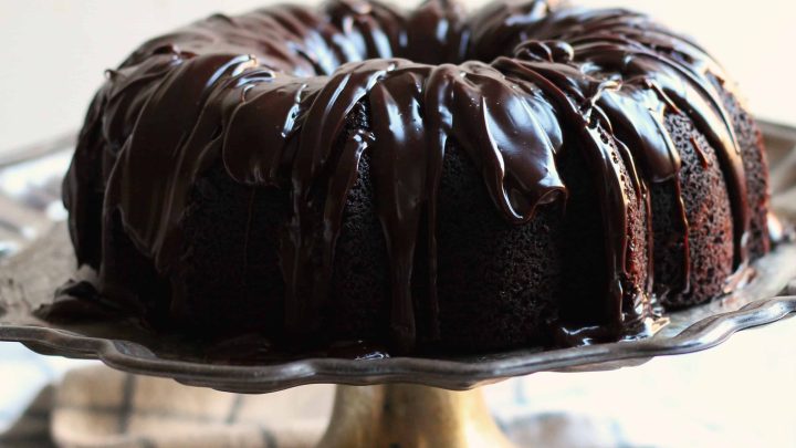 Caramel Latte Bundt Cake - The Baker Chick