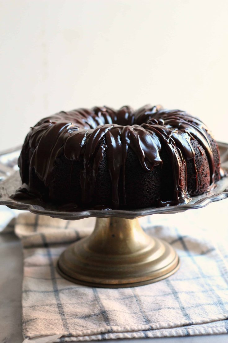 Easy Chocolate Bundt Cake - The Girl Who Ate Everything