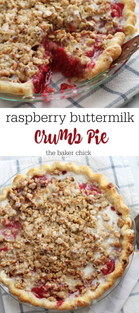 raspberry buttermilk crumb pie 2