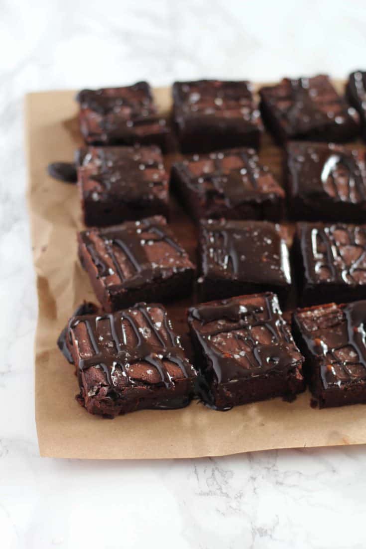 Fudgy Date Brownies - The Baker Chick