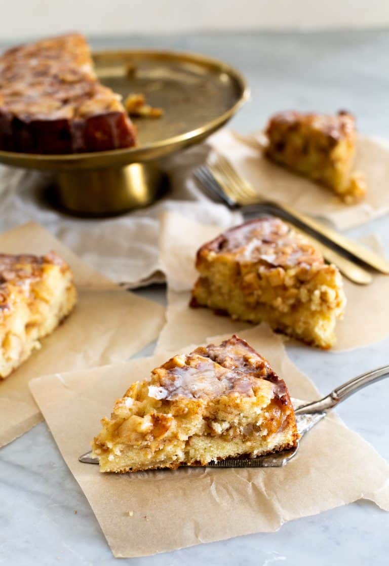 Apple Fritter Cake The Baker Chick 0036