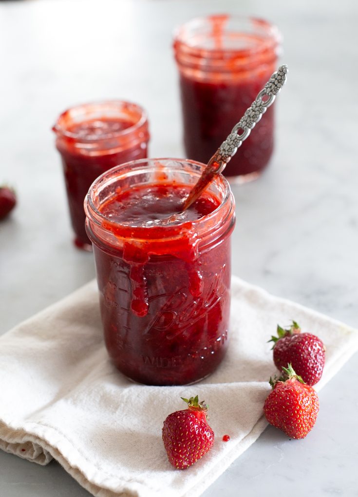 Strawberry Compote - The Baker Chick