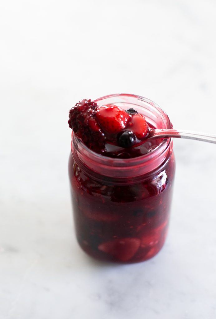 Berry Sauce with Frozen Berries