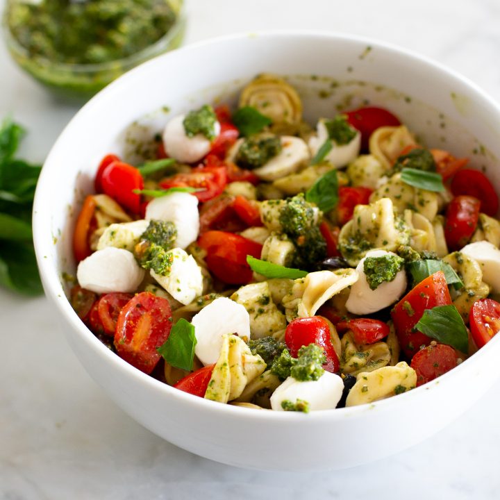 Pesto Tortellini Pasta Salad