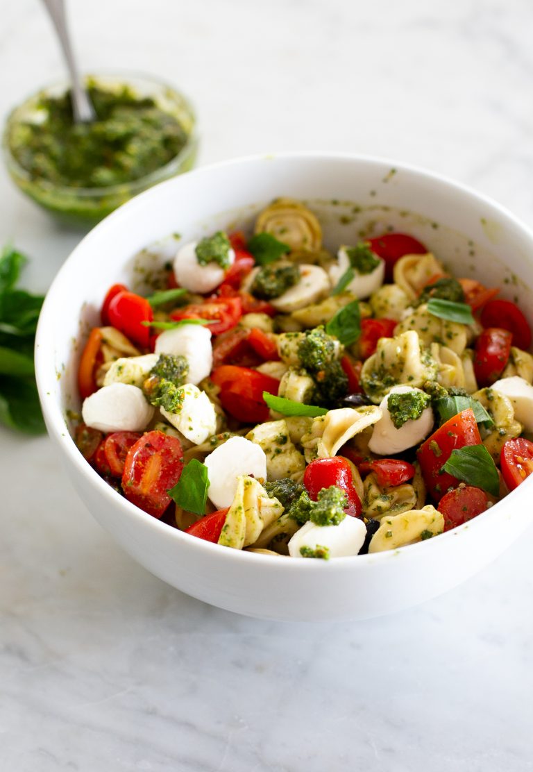 Pesto Tortellini Pasta Salad