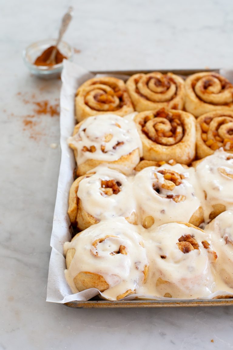 Apple Pie Filled Cinnamon Rolls