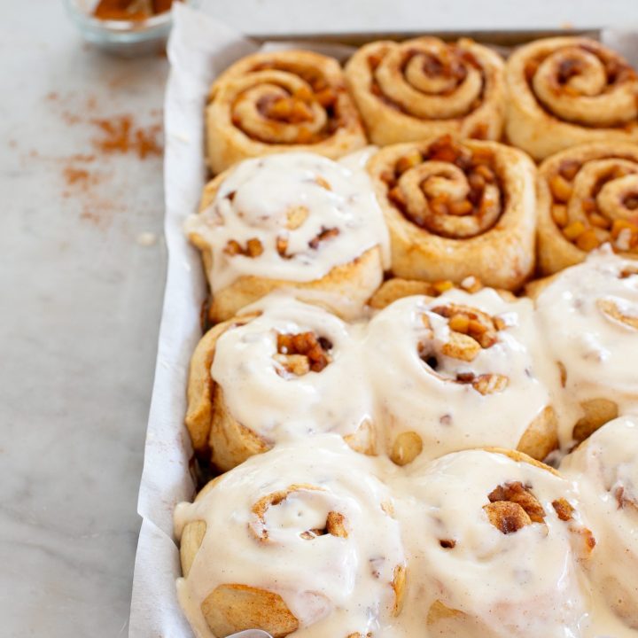 Apple Pie Filled Cinnamon Rolls