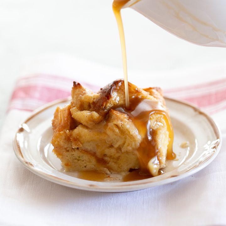 Bread Pudding with Rum Sauce