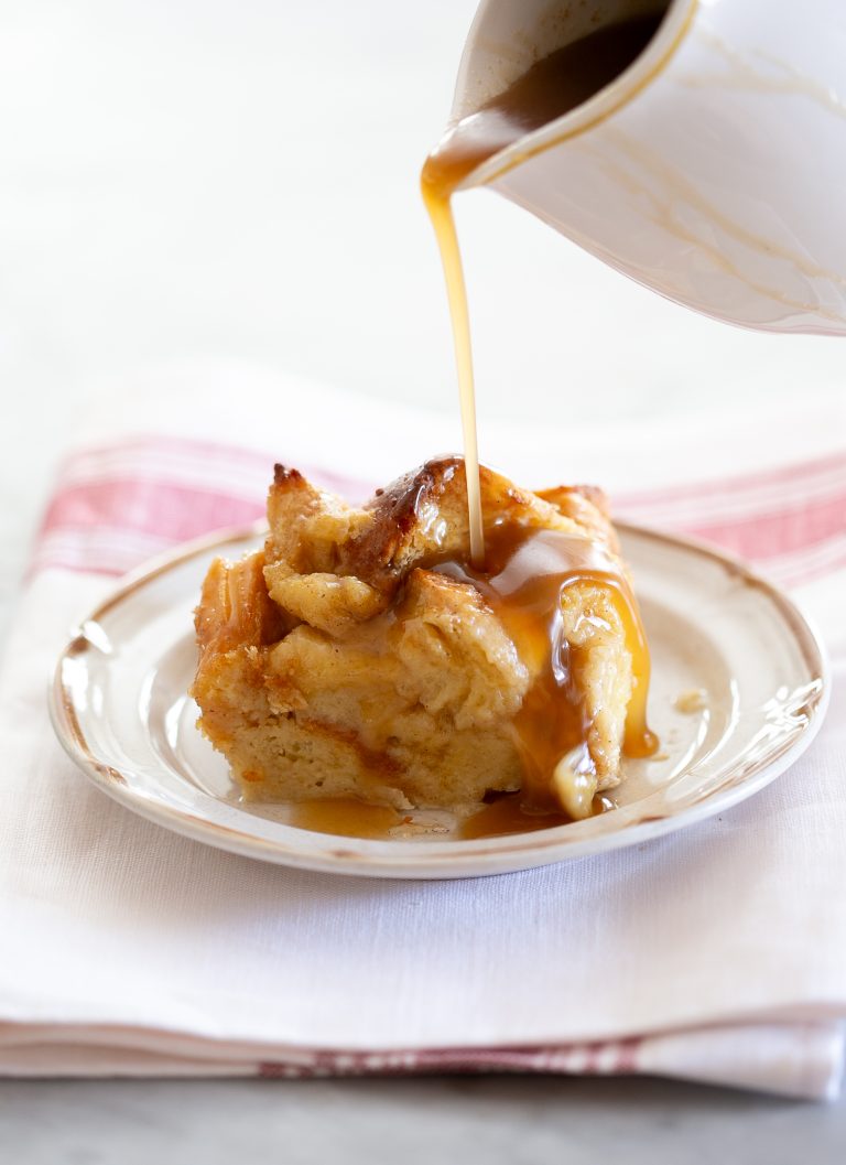 Bread Pudding with Rum Sauce