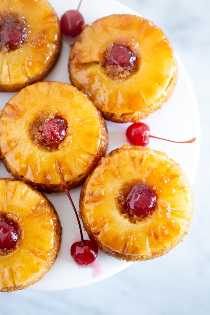 Mini Pineapple Upside Down Cakes